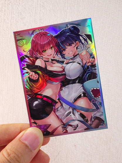 Pretty Evil Twins YGO Holographic Card Sleeves