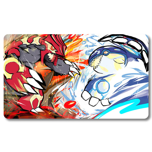 PTCG Gulado Playmat - Pokemon Size 23.6X13.7in Play mats Compatible for TCG MTG RPG CCG Trading Card Game