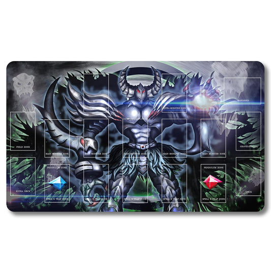 YUGIOH Peripheral - 98656- Yugioh Playmat Size 23.6X13.7in Play mats Compatible for TCG OCG CCG Trading Card Game