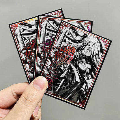 Fate Grand Order Ink Art Alter Ego FGO Holographic Card Sleeves
