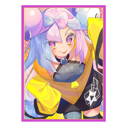 Pokemon Streamer Iono Close-up Holographic Card Sleeves