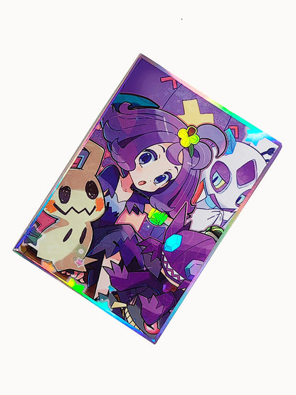 Acerola & Pokemon Holographic Card Sleeves