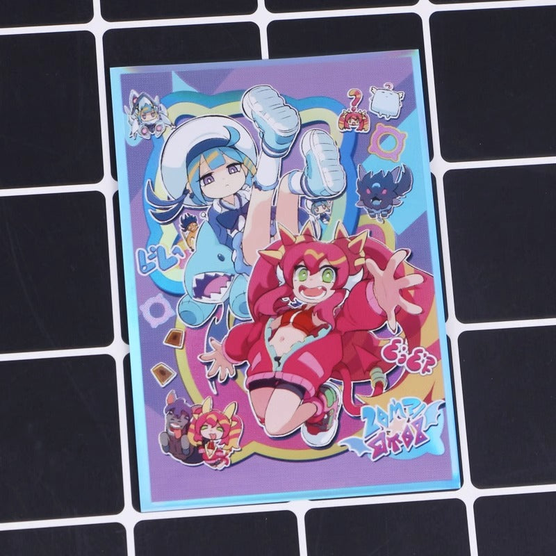 Live☆Twin Lil-la & Ki-sikil Holographic YGO Card Sleeves