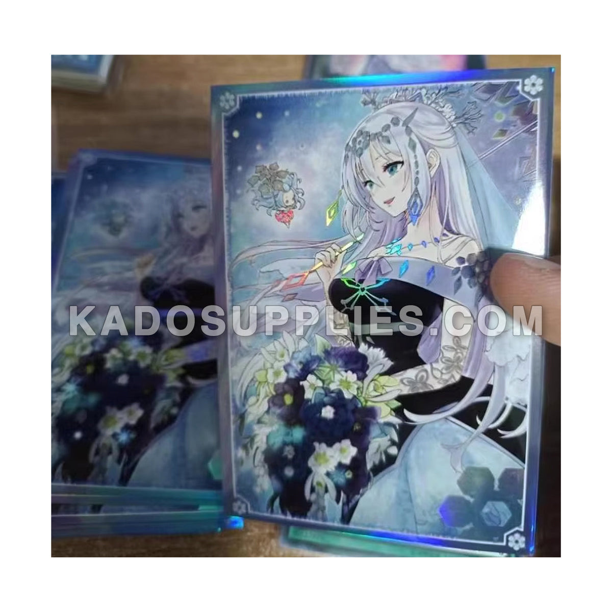Teardrop the Rikka Queen Holographic Card Sleeves