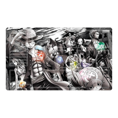 Straw Hats Colored Skulls Premium Neoprene One Piece Playmat