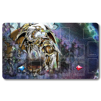 Board Game Peripheral - 609653- Yugioh Playmat Size 23.6X13.7in Play mats Compatible for TCG OCG CCG Trading Card Game