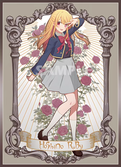Idol Girls Hoshino Ai, Ruby & Arima Kana Holographic Card Sleeves