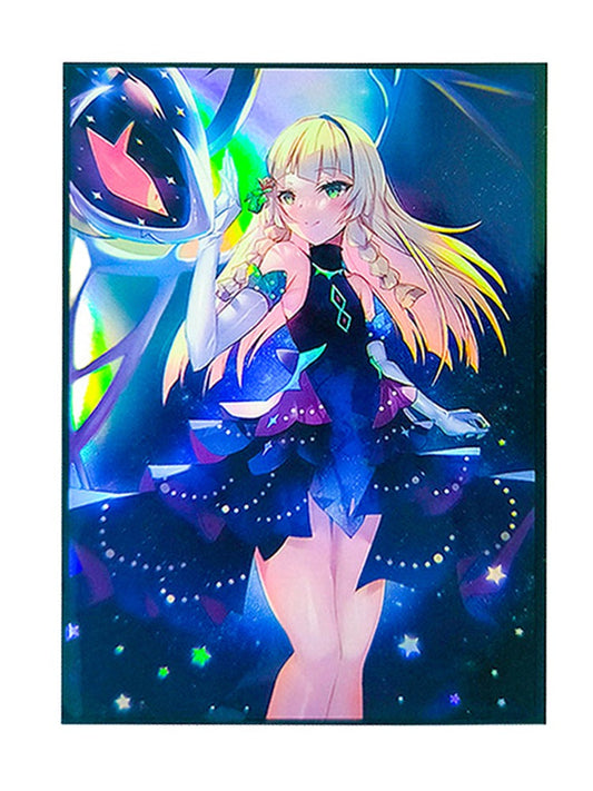 60 PCS Trainer Lillie and Pokemon Lunala Holographic Card Sleeves