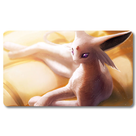 Board Game Moon elf Playmat - Pokemon Size 23.6X13.7in Play mats Compatible for TCG MTG RPG CCG Trading Card Game