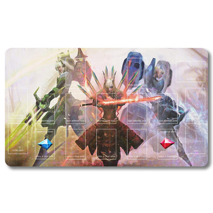 YUGIOH Peripheral - 78656- Yugioh Playmat Size 23.6X13.7in Play mats Compatible for TCG OCG CCG Trading Card Game