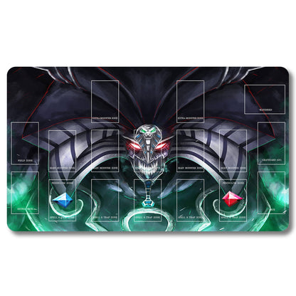 YUGIOH The Legendary Exodia Incarnate Playmat - Yugioh Size 23.6X13.7in Play mats Compatible for TCG OCG CCG Trading Card Game
