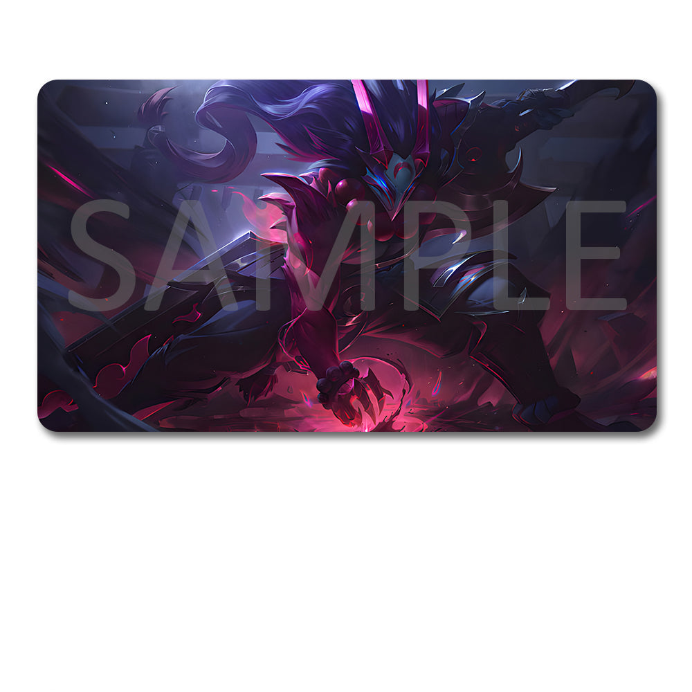 Tryndamere - League Of Legends Riftbound Playmat 24x14 in + Free Storage Bag