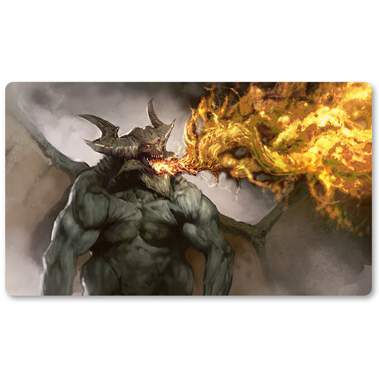 Board Game Peripheral- Breath-of-Malfegor -MTG Playmat Size 23.6X13.7in Play mats Compatible for TCG RPG CCG Trading Card Game