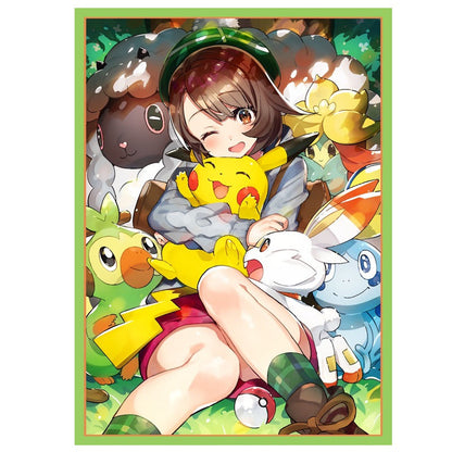 Trainer Gloria Pokemon Holographic Card Sleeves