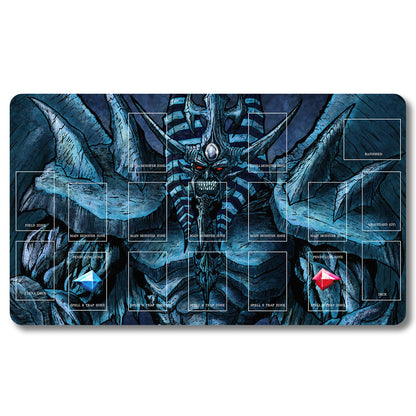 YUGIOH Peripheral - 359653- Yugioh Playmat Size 23.6X13.7in Play mats Compatible for TCG OCG CCG Trading Card Game