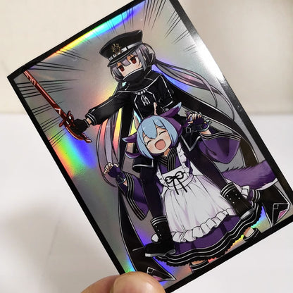 Sky Striker Roze & Laundry Dragonmaid Holographic Card Sleeves