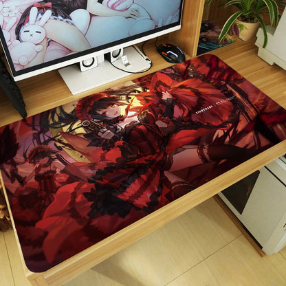Anime Date a Live Tokisaki Kurumi Large Mouse Pad Keyboard Mat Game Play Mat Hot 28*16 in / 70*40cm