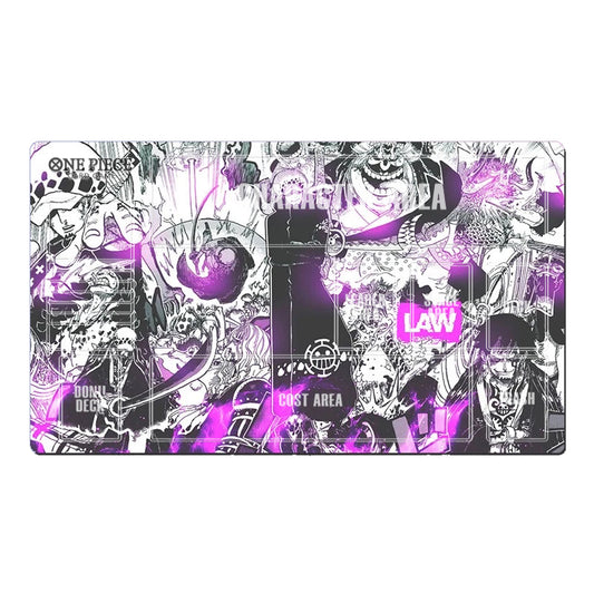 One Piece Trafalgar Law Table Playmat CCG OPCG Play Mat Trading Card Game Mouse Pad Deskmat