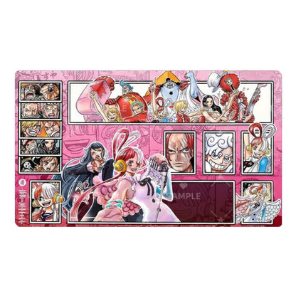 Uta One Piece Playmat With Zones OPCG TCG CCG Card Game Deskmat Mousepad
