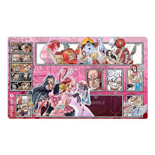 Uta One Piece Playmat With Zones OPCG TCG CCG Card Game Deskmat Mousepad