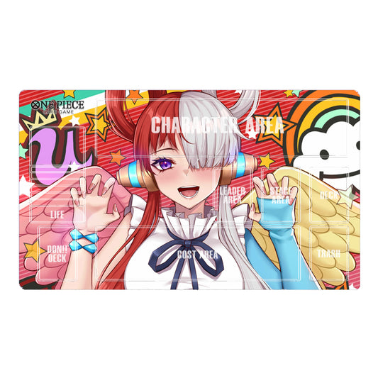 One Piece Uta Table Playmat CCG OPCG TCG Playing Trading Card Game Mousepad Deskmat