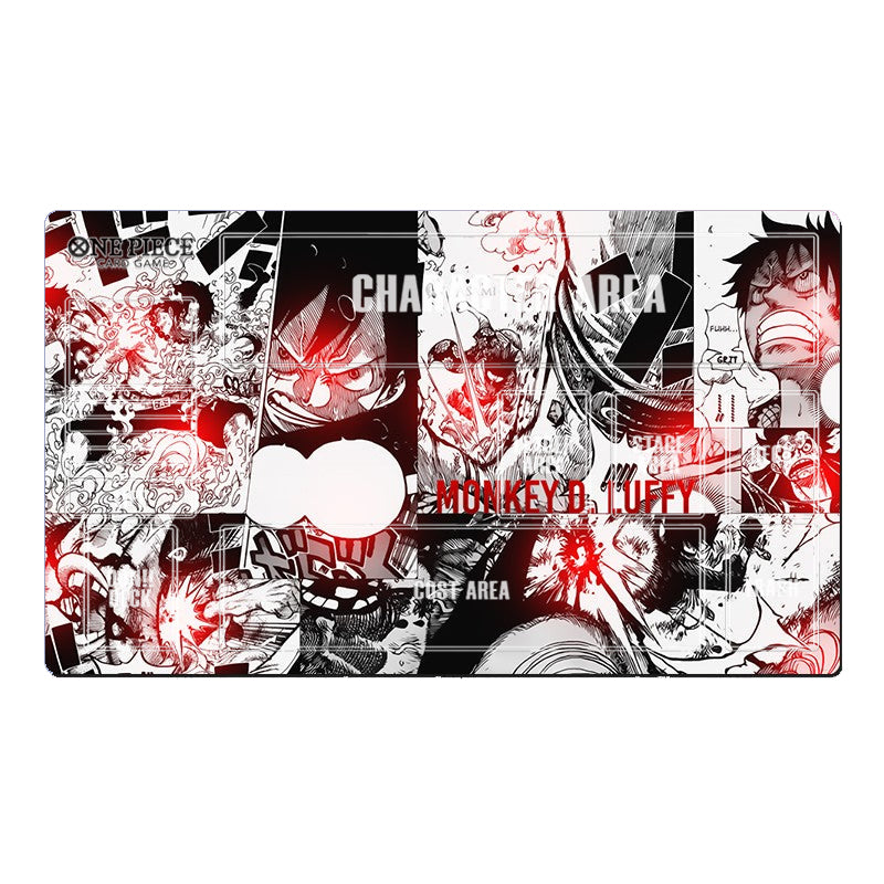 Monkey D Luffy One Piece Table Playmat OPCG TCG CCG Play Pad Trading Card Game Mat