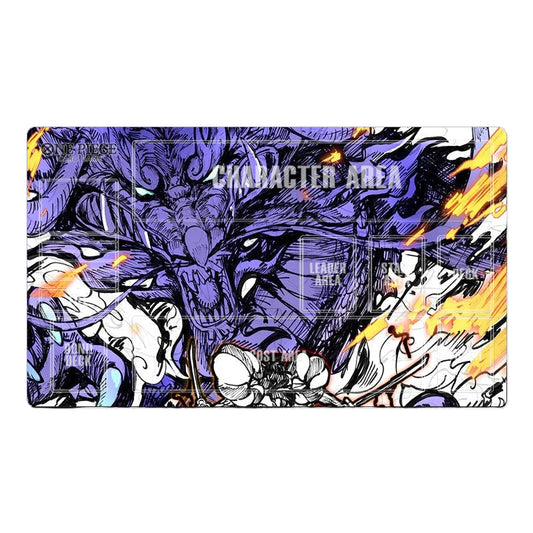 Oden vs Kaido One Piece Table Playmat OPCG TCG CCG Play Pad Trading Card Game Mat