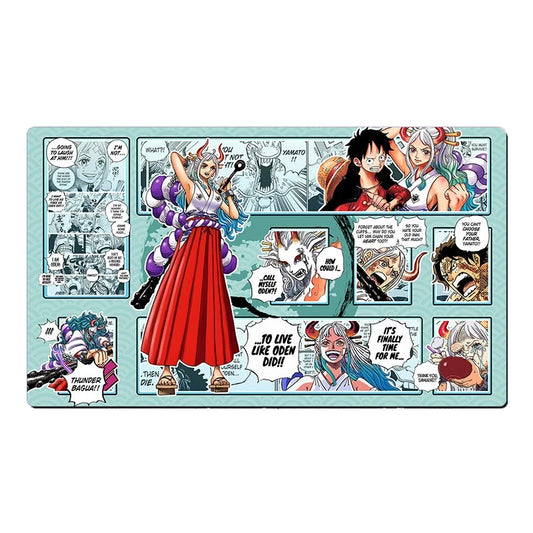 One Piece OPCG TCG CCG Table Mouse Pad Yamato Playmat Trading Card Game Desk Mat