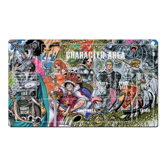 Family One Piece Table Playmat OPCG TCG CCG Gaming Pad Trading Card Game Mat Mousepad