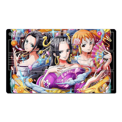One Piece OPCG TCG CCG Boa Hancock Nami Nico Robin Playmat Trading Card Game Desk Mat Mousepad