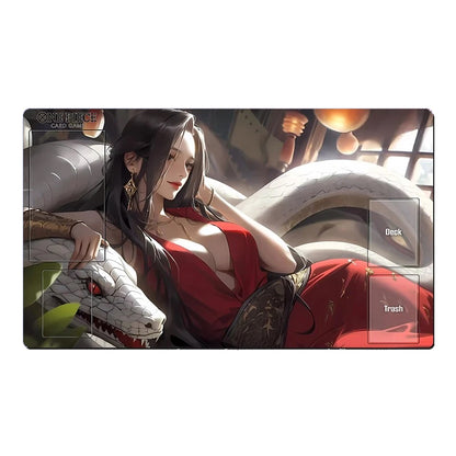 One Piece Boa Hancock Girl Table Playmat OPCG TCG CCG Gaming Pad Trading Card Game Desk Mat Mousepad