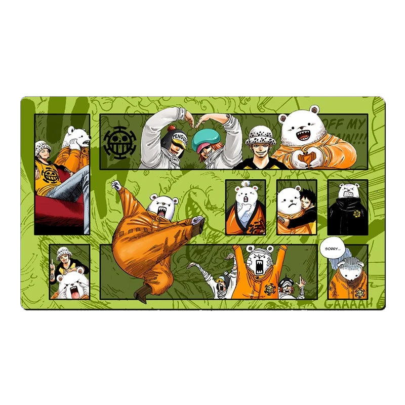 One Piece OPCG TCG CCG Table Mouse Pad Bepo Playmat Trading Card Game Desk Mat
