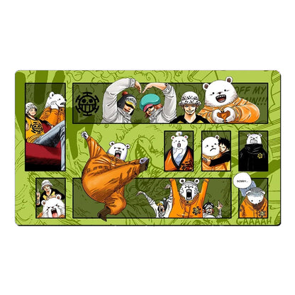 One Piece OPCG TCG CCG Table Mouse Pad Bepo Playmat Trading Card Game Desk Mat
