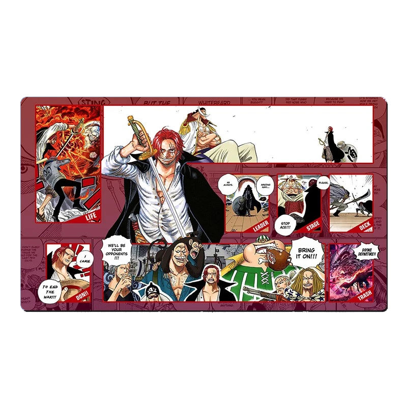 One Piece Shanks Table Playmat OPCG TCG CCG Mouse Pad Trading Card Game DeskMat