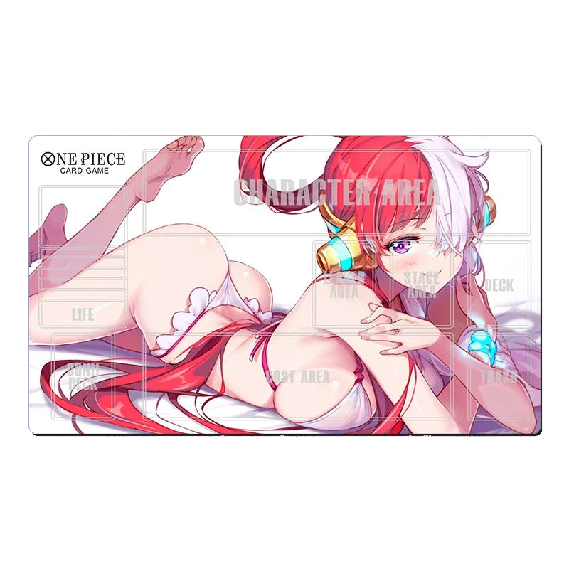 One Piece OPCG TCG CCG Mouse Pad Uta Table Playmat Trading Card Game Desk Mat