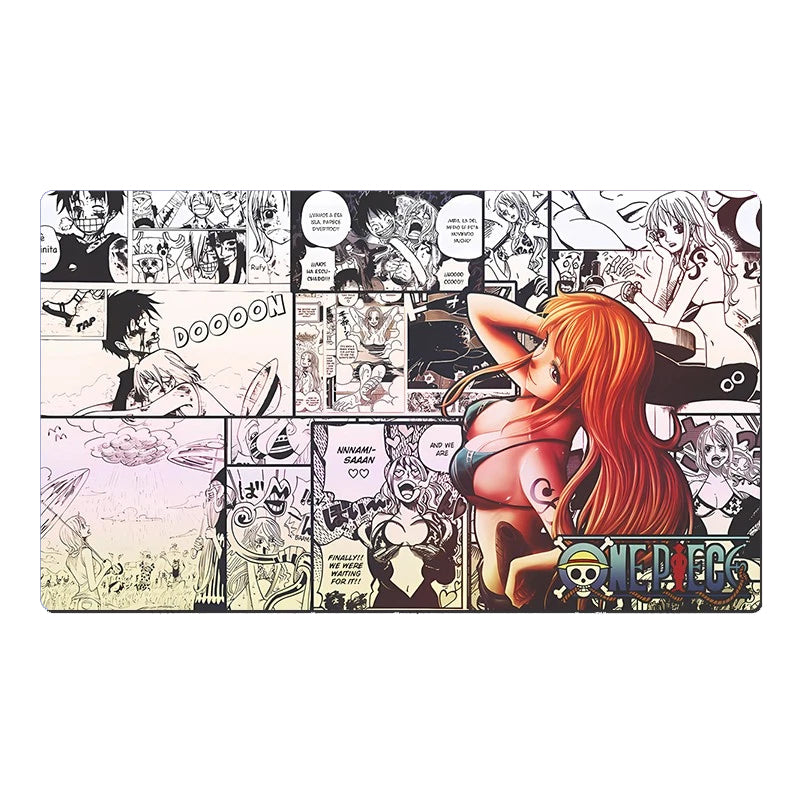 One Piece OPCG TCG CCG Table Playing Pad Nami Playmat Trading Card Game Mat Mousepad Deskmat