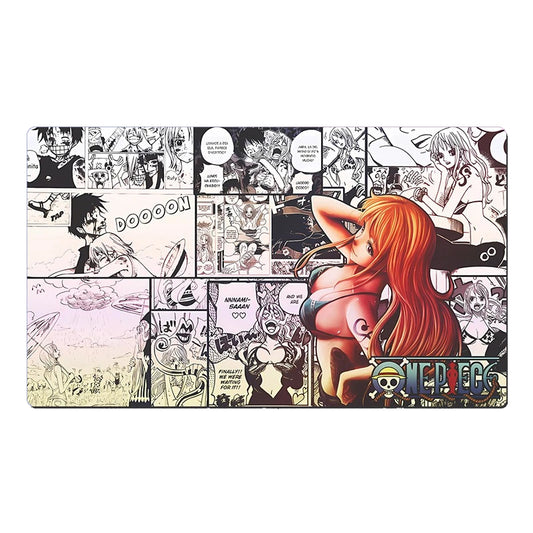 One Piece OPCG TCG CCG Table Playing Pad Nami Playmat Trading Card Game Mat Mousepad Deskmat