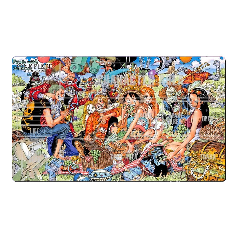 One Piece Luffy Nami Zoro Sanji Robin Chopper Playmat OPCG TCG CCG Pad Card Game DeskMat Mousepad