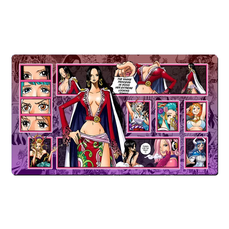 One Piece OPCG TCG CCG Mouse Pad BOA HANCOCK Table Playmat Trading Card Game Desk Mat