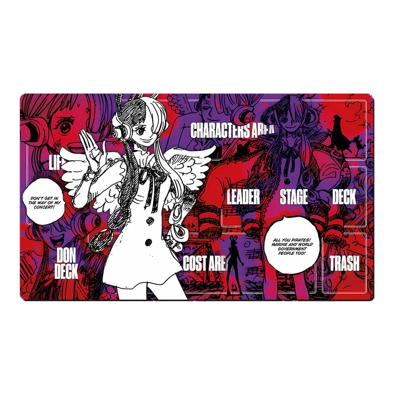 One Piece Uta Table Playmat OPCG TCG CCG Gaming Mouse Pad Trading Card Game DeskMat