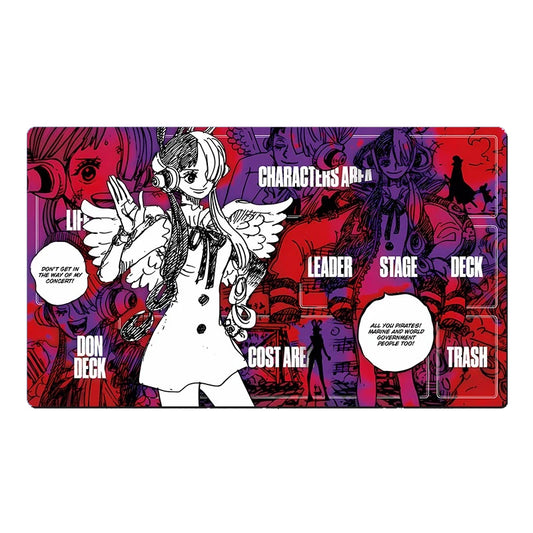 One Piece Uta Table Playmat OPCG TCG CCG Gaming Mouse Pad Trading Card Game DeskMat