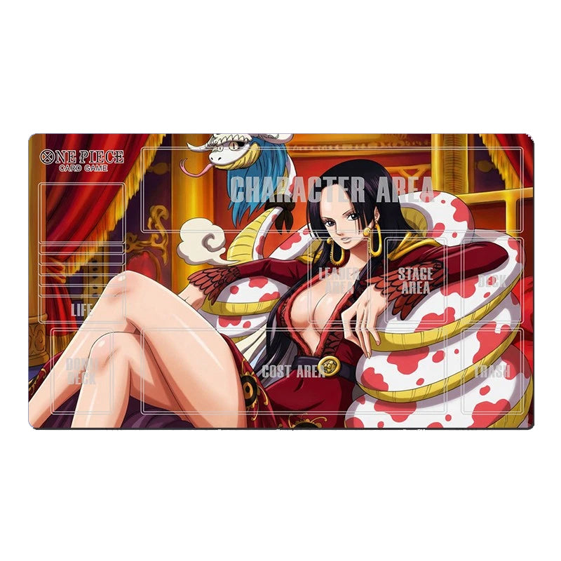 One Piece Boa Hancock Playmat CCG OPCG Gaming Play Mat Trading Card Game Pad Mousepad Deskmat