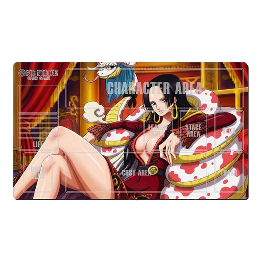 One Piece Boa Hancock Playmat CCG OPCG Gaming Play Mat Trading Card Game Pad Mousepad Deskmat