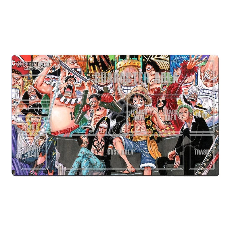 One Piece OPCG TCG CCG Luffy Gear 5 Trafalgar D. Water Law Playmat Pad Card Game Mat Mousepad
