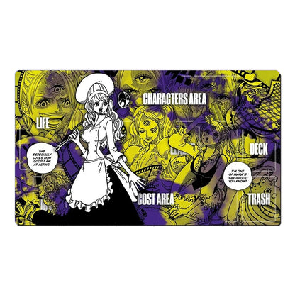 One Piece Charlotte Pudding Playmat CCG OPCG DeskMat Trading Card Game MousePad