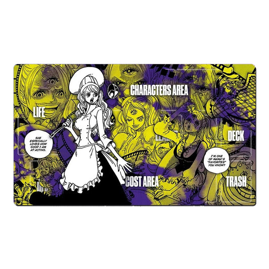 One Piece Charlotte Pudding Playmat CCG OPCG DeskMat Trading Card Game MousePad