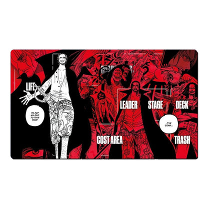 One Piece Shanks Table Playmat OPCG TCG CCG Playing Pad Trading Card Game DeskMat Mousepad