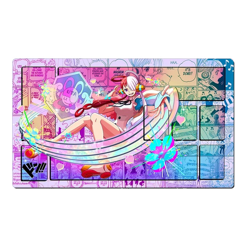 One Piece Girl OPCG TCG CCG Uta Table Playmat Trading Card Game Mat Play Pad Mousepad Deskmat