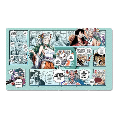 One Piece OPCG TCG CCG Mouse Pad Yamato Kaido Playmat Trading Card Game Desk Mat