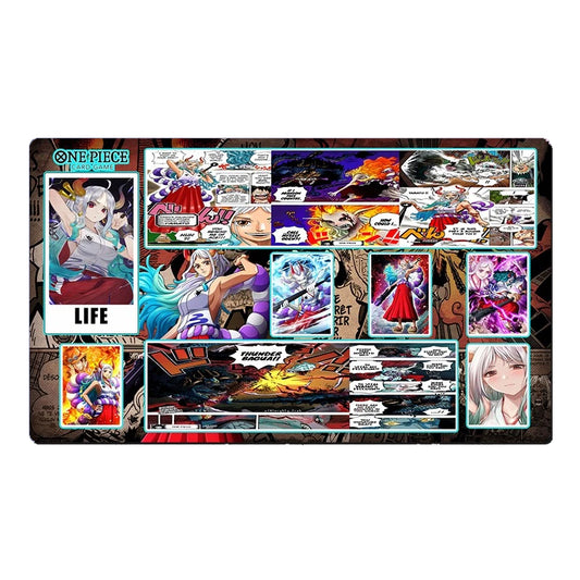 One Piece Yamato O-P Table Playmat OPCG TCG CCG Mouse Pad Trading Card Game DeskMat Mousepad